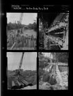Tar River bridge being built (4 Negatives (October 20, 1955) [Sleeve 33, Folder d, Box 7]